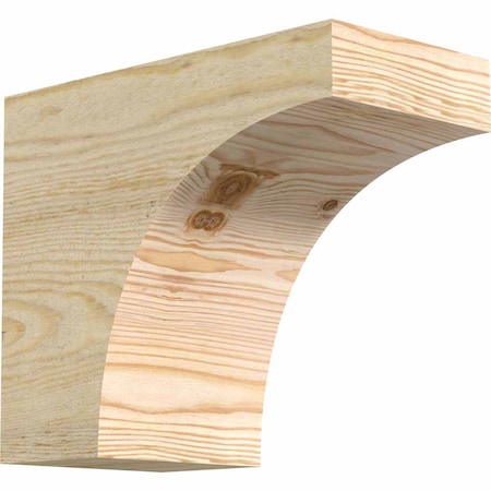 Ekena Millwork Huntington Rough Sawn Rafter Tail, Douglas Fir, 6"W x 10"H x 12"L RFT06X10X12HUN00RDF